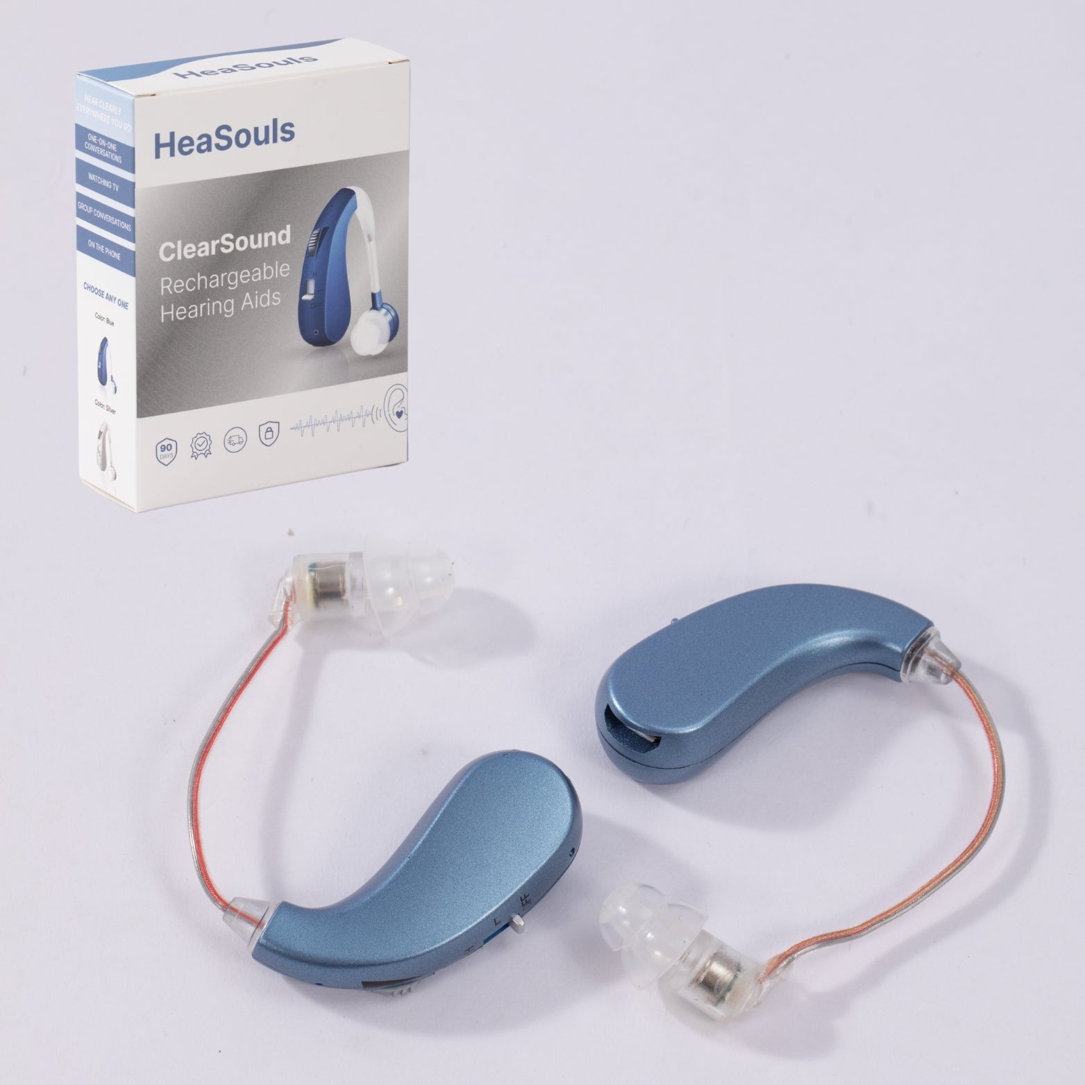 Clairons™️ ClearSound BTE Rechargeable Hearing Aids (Pair Of 2)