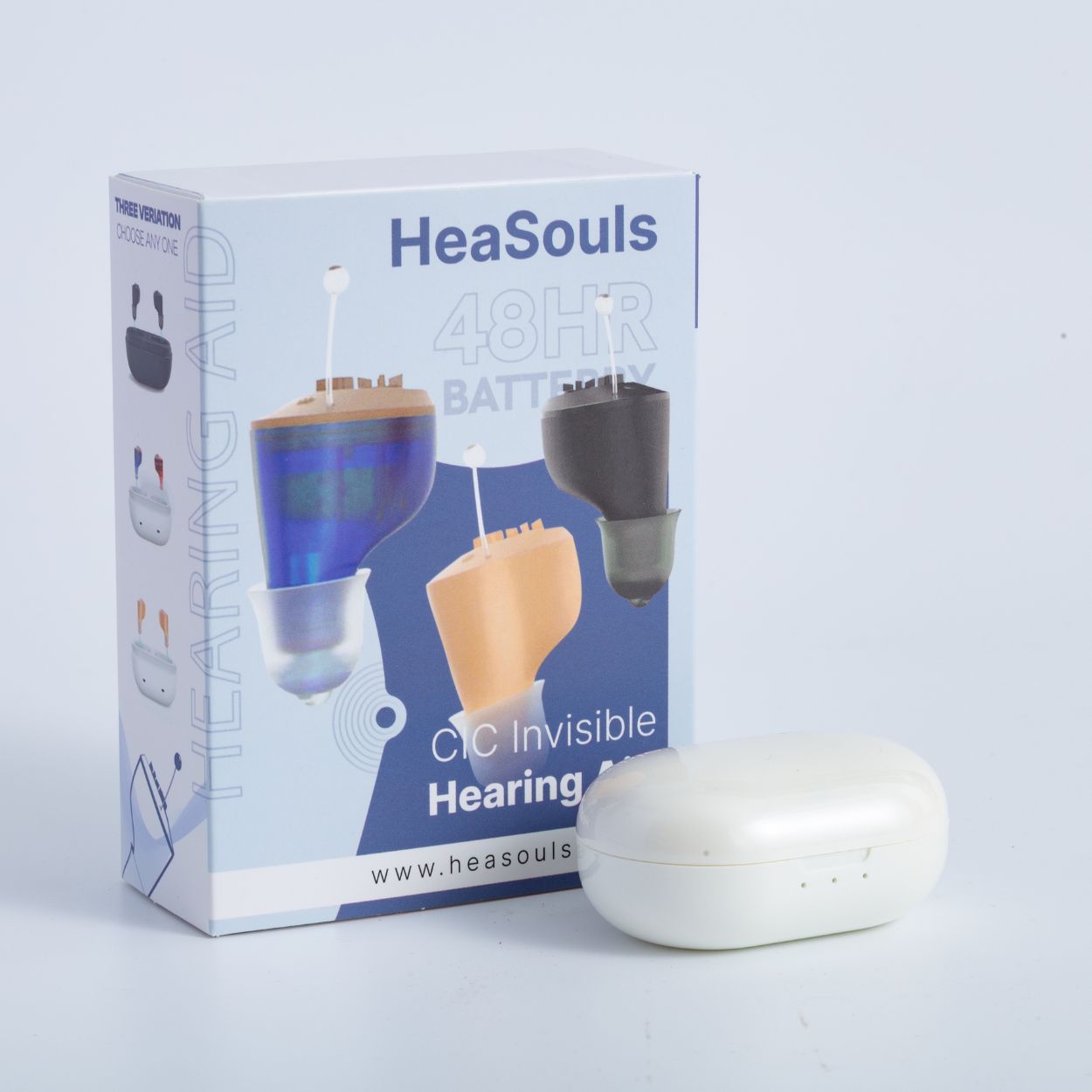 HeaSouls™ CIC Hearing Aids (1x Pair) Left & Right