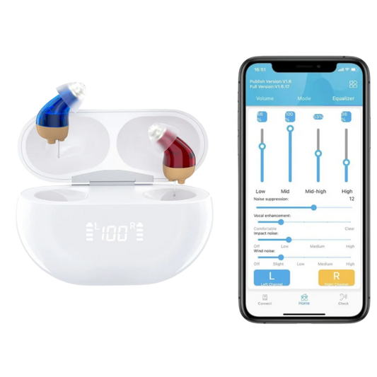 Clairons™ Micro CIC Hearing Aids (App Controlled).