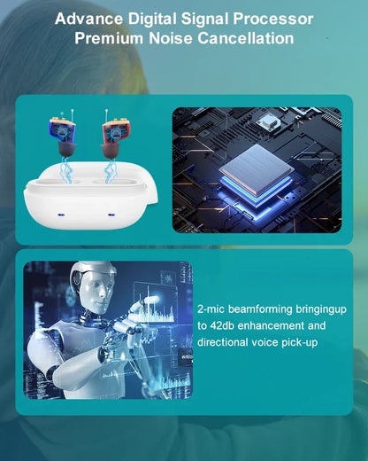 Clairons™ CIC Hearing Aids (Pair Of 2)