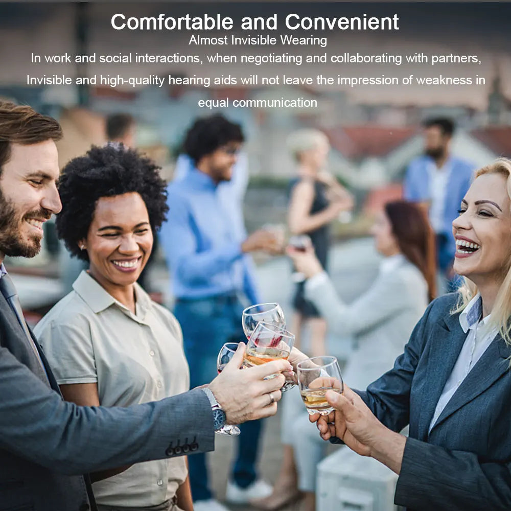 Clairons™ Tiny ITE Bluetooth Hearing Aids (App Controlled)