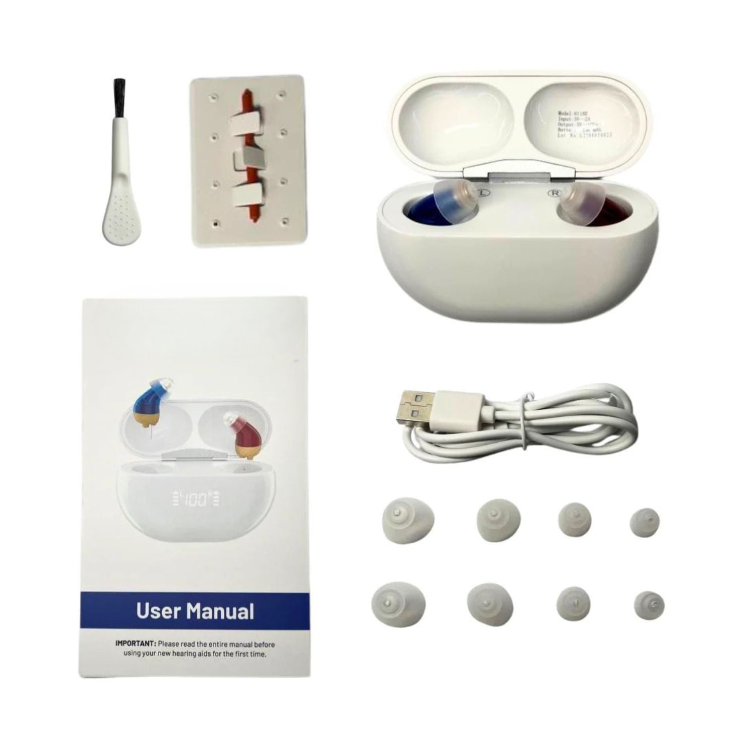 Clairons™ Micro CIC Hearing Aids (App Controlled).